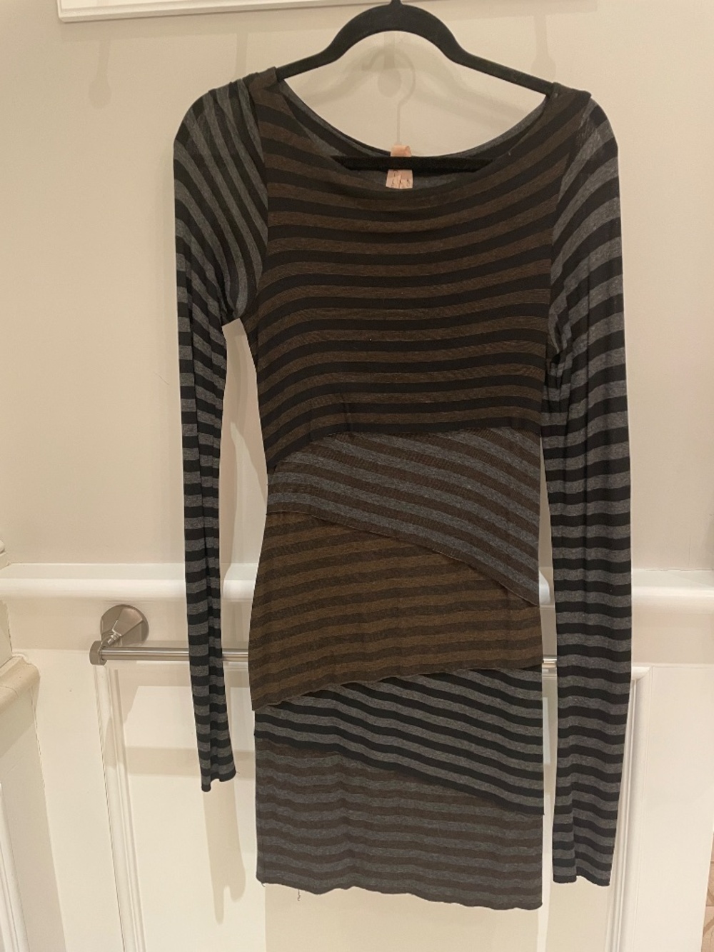 Bailey 44 Long Sleeve Knit bodycon dress size small
